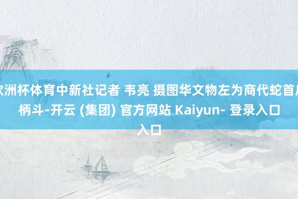 欧洲杯体育中新社记者 韦亮 摄图华文物左为商代蛇首扁柄斗-开云 (集团) 官方网站 Kaiyun- 登录入口